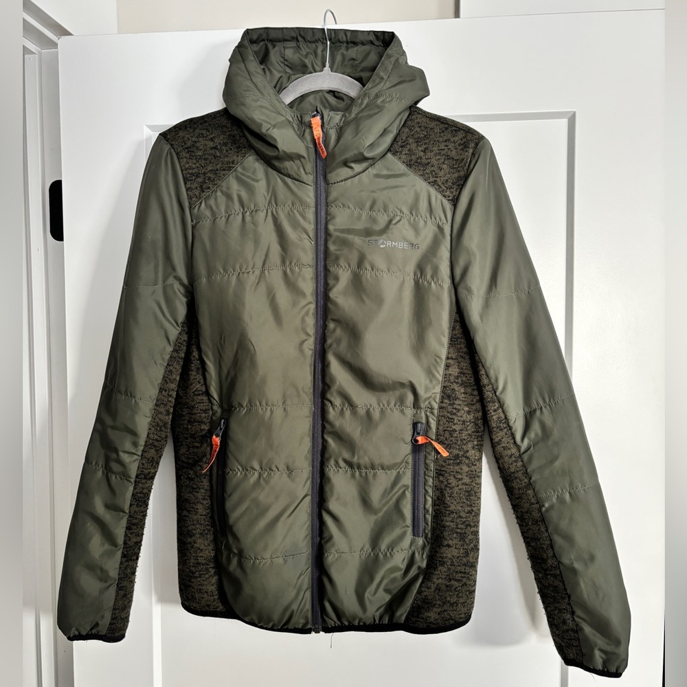 Størmberg Green Puffer Jacket with Hood